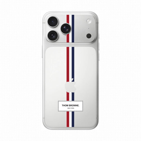 Dán PPF IPhone 17 Series In Hình Thom Browne Dọc Giữa