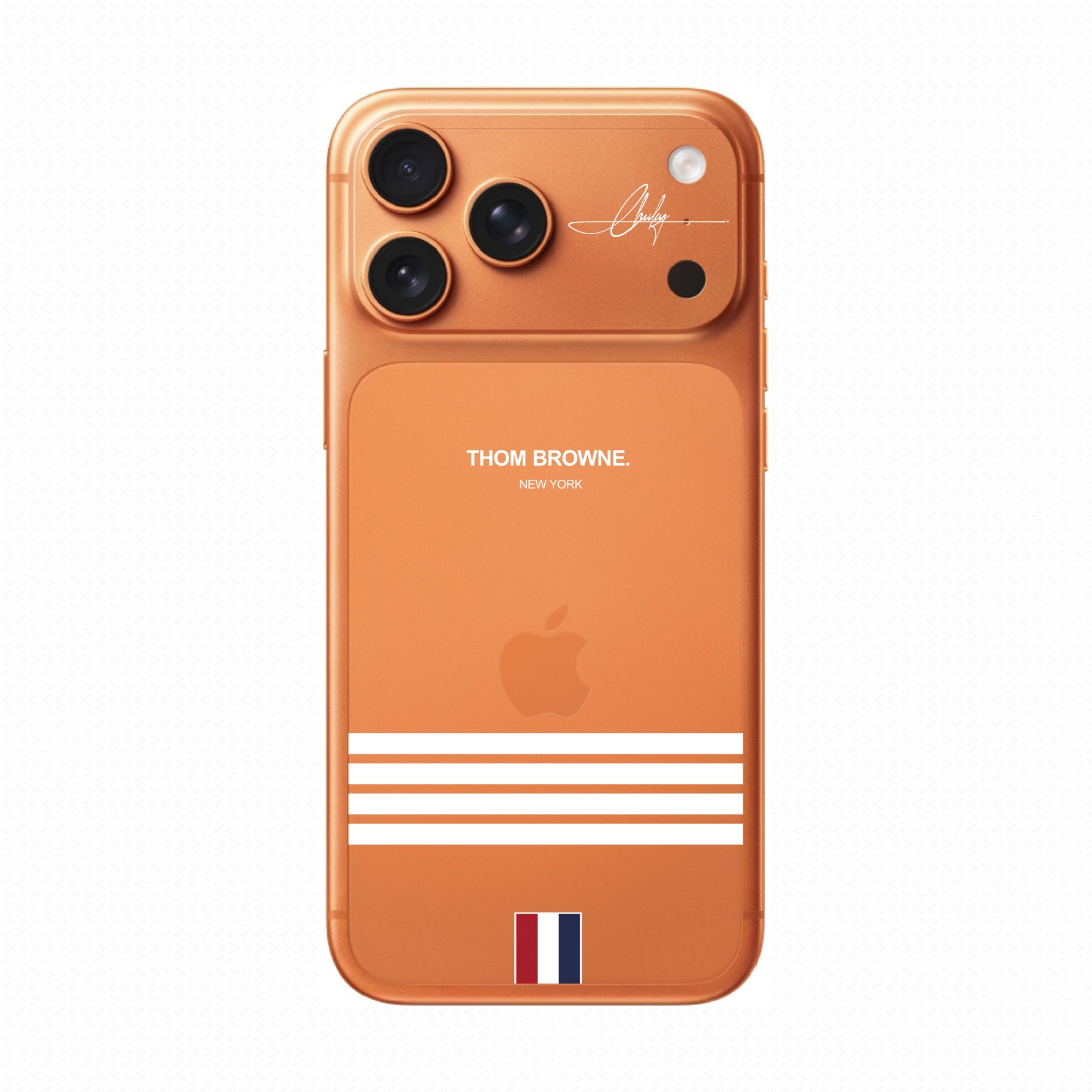 Dán PPF IPhone 17 Series In Hình Thom Browne Ngang