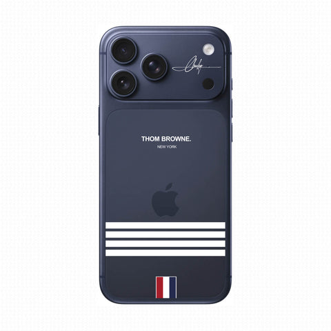Dán PPF IPhone 17 Series In Hình Thom Browne Ngang
