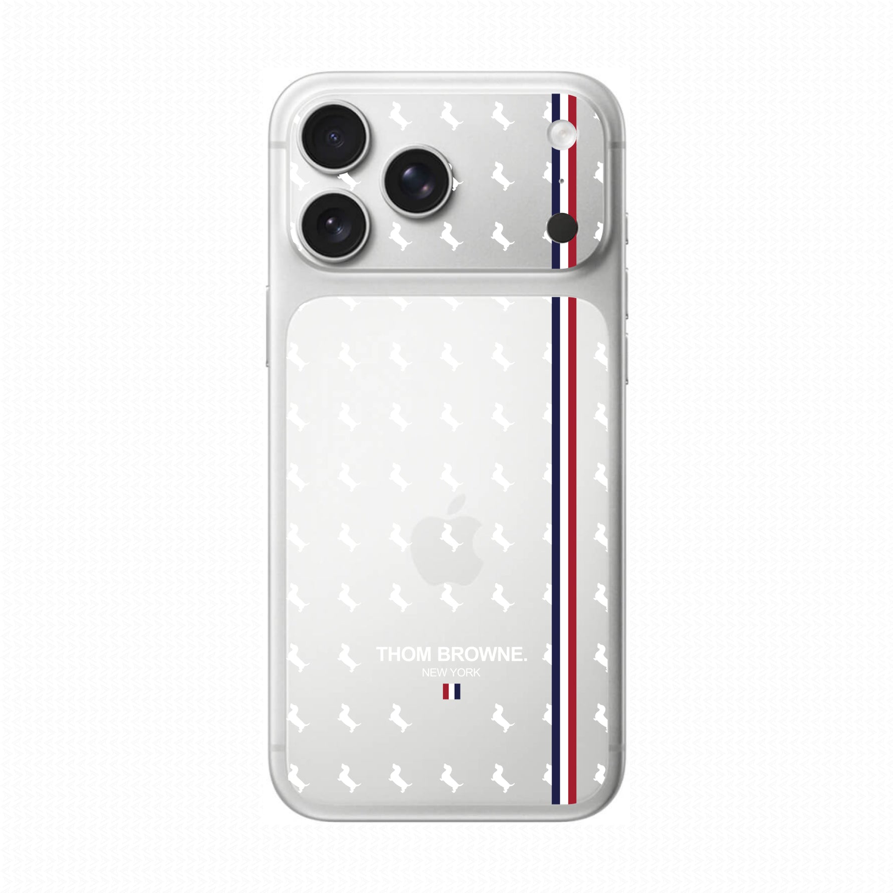 Dán PPF IPhone 17 Series In Hình Thom Browne Pattern