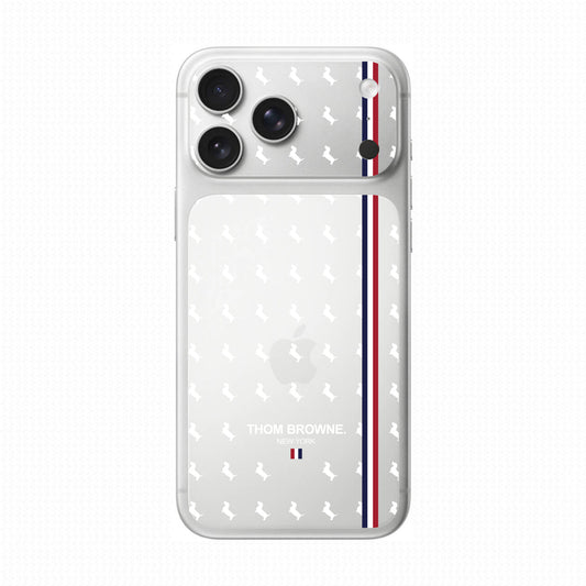 Dán PPF IPhone 17 Series In Hình Thom Browne Pattern