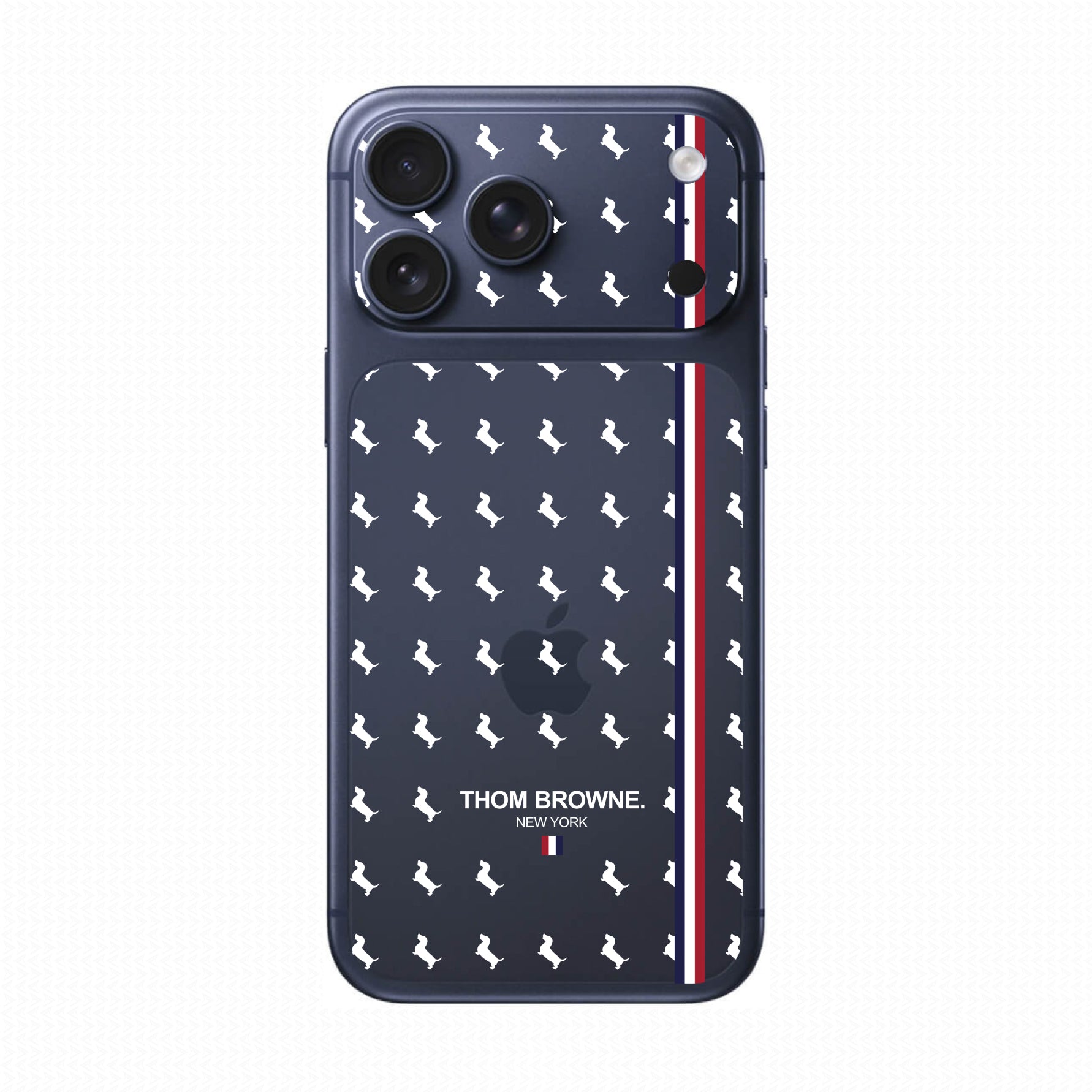 Dán PPF IPhone 17 Series In Hình Thom Browne Pattern