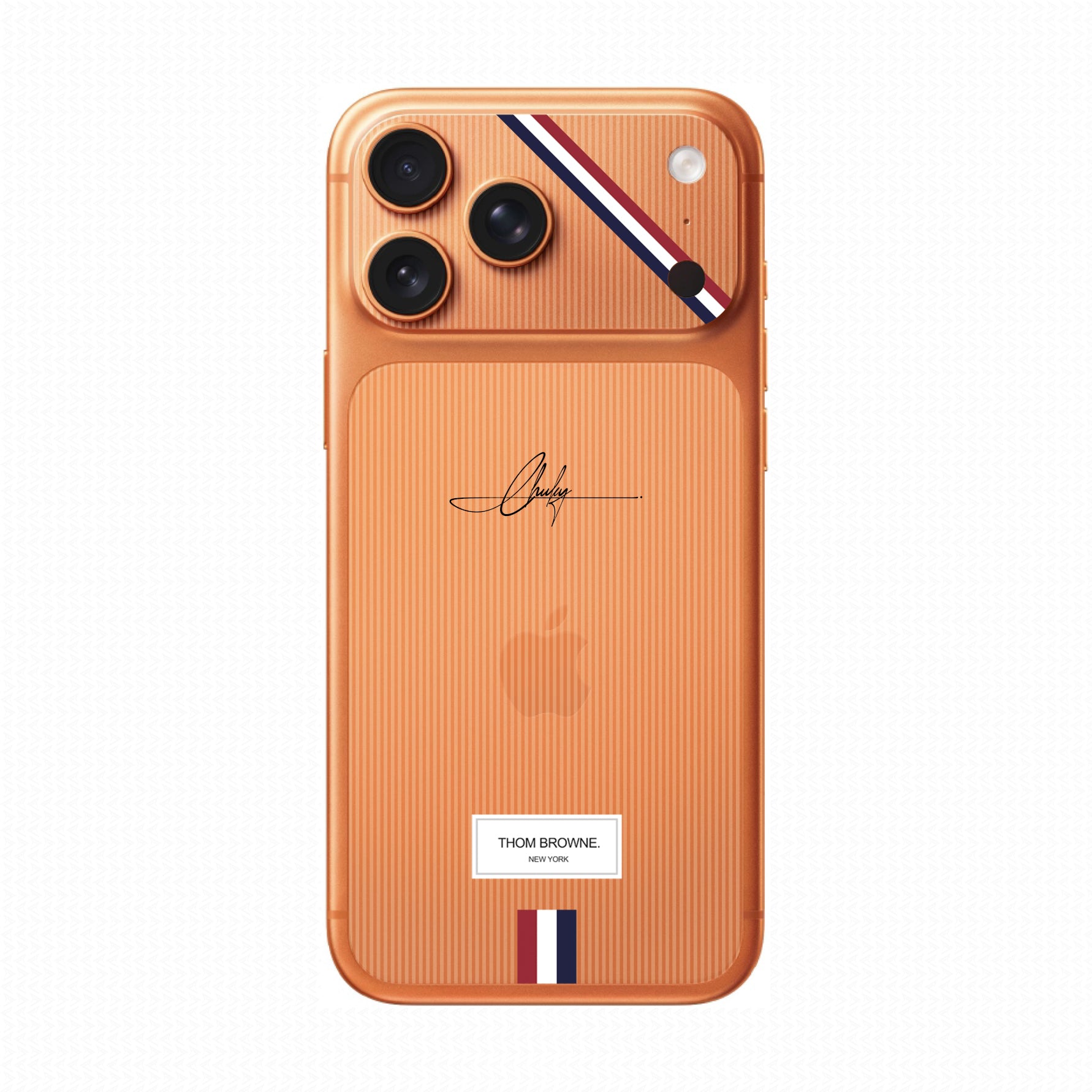 Dán PPF IPhone 17 Series In Hình Thom Browne Sọc
