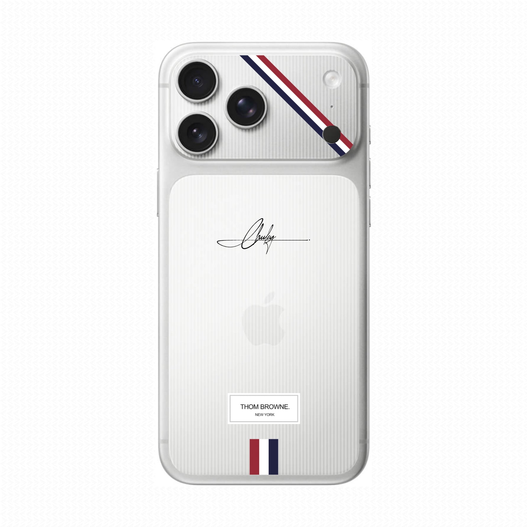 Dán PPF IPhone 17 Series In Hình Thom Browne Sọc