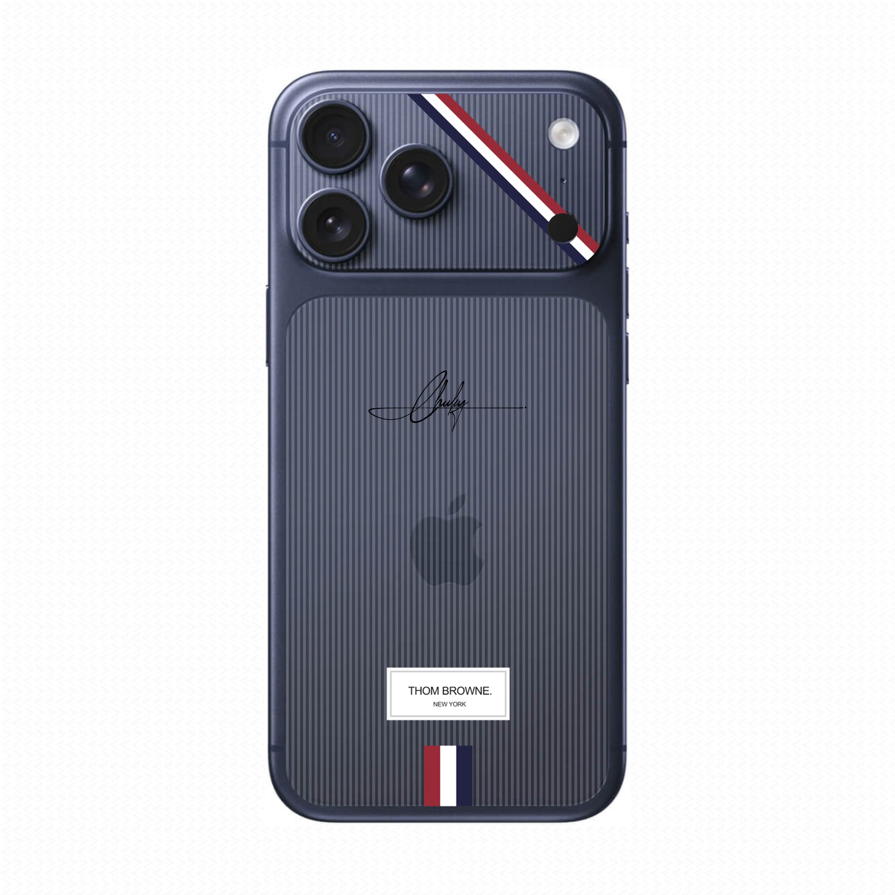 Dán PPF IPhone 17 Series In Hình Thom Browne Sọc