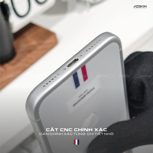 Dán PPF Iphone 17 Pro Max Lưng In Hình Thom Browne chống xước
