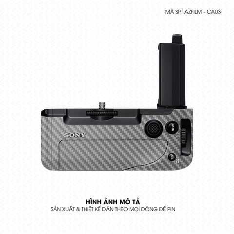 Dán Skin Đế Pin Vân Carbon Xám | AZFILM-CA03
