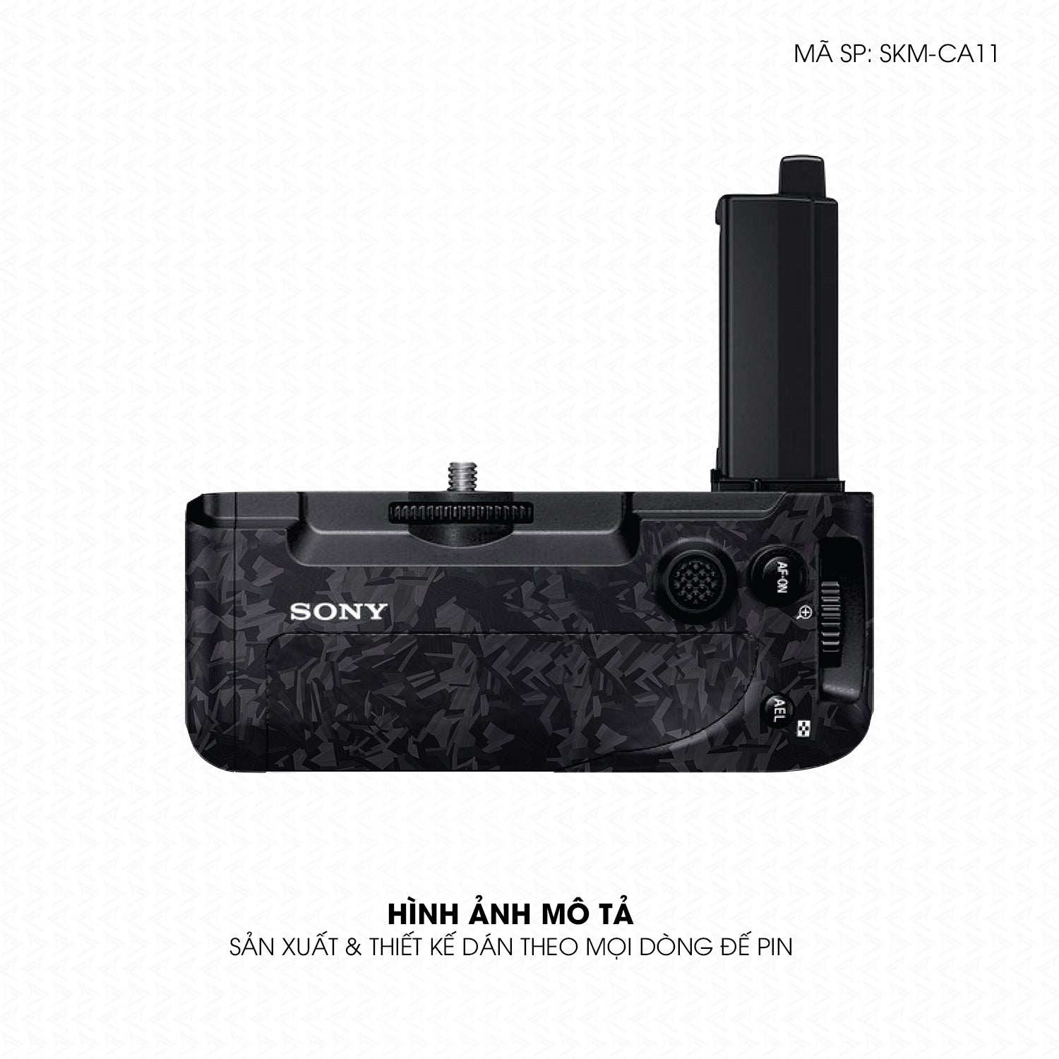 Dán Skin Đế Pin Vân Carbon Forget | SKM-CA11