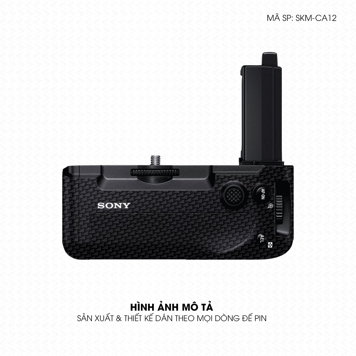 Dán Skin Đế Pin Vân Carbon Pattern Air | SKM-CA12
