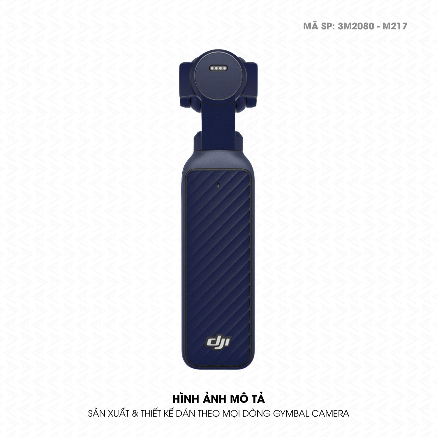 Dán Skin 3M Đổi Màu Gimbal Camera Xanh Navy | 3M2080-M217