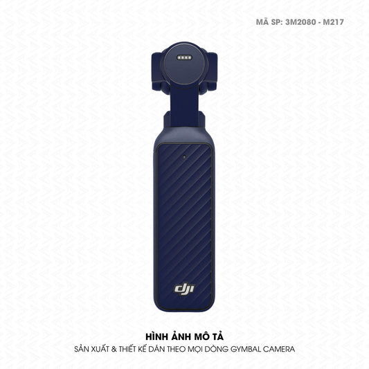 Dán Skin 3M Đổi Màu Gimbal Camera Xanh Navy | 3M2080-M217