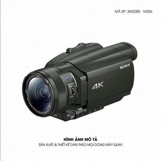 Dán Skin 3M Đổi Màu Máy Quay Phim Xanh Quân Đội | 3M2080-M206