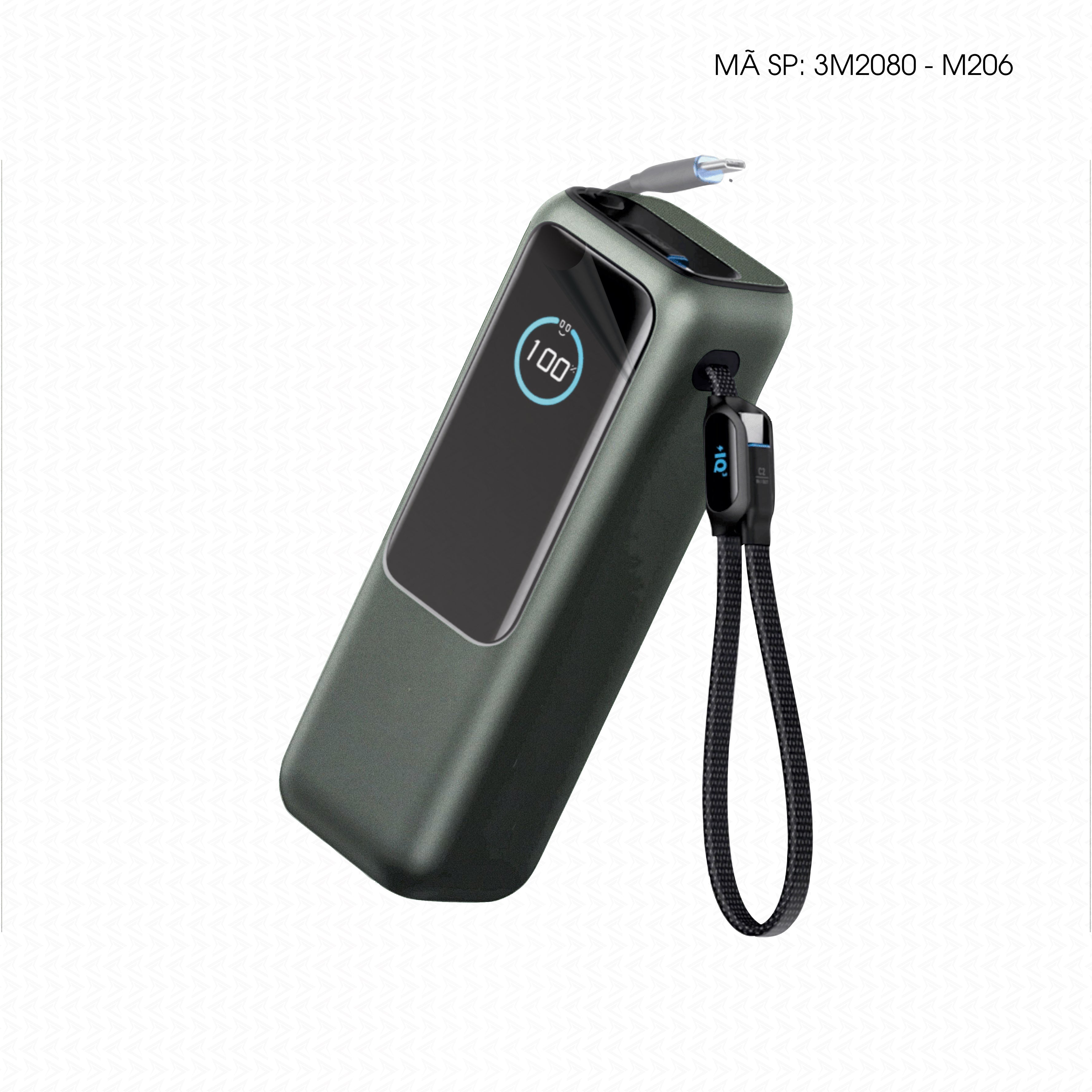 Dán Skin 3M Đổi Màu Sạc Dự Phòng Anker Xanh Quân Đội | 3M2080-M206