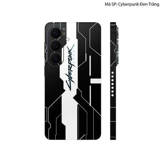 Dán Skin Galaxy S26 Series Hình Cyberpunk Đen Trắng 01
