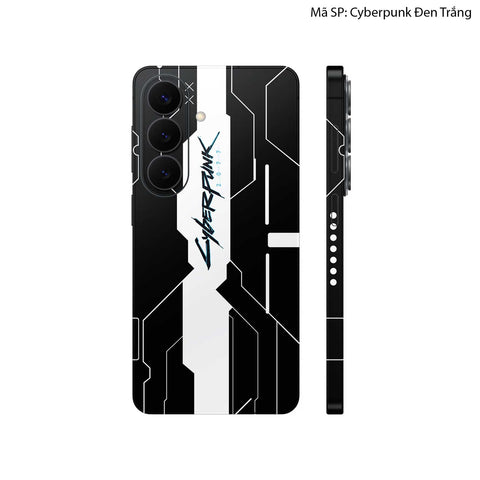 Dán Skin Galaxy S26 Series Hình Cyberpunk Đen Trắng 01