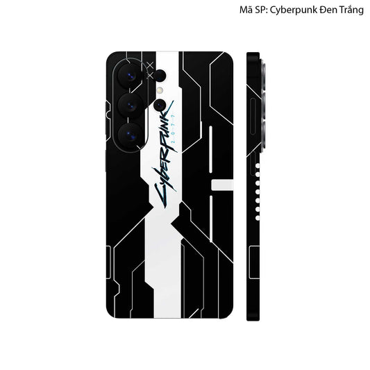 Dán Skin Galaxy S26 Series Hình Cyberpunk Đen Trắng 01