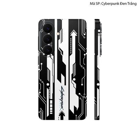 Dán Skin Galaxy S26 Series Hình Cyberpunk Đen Trắng 02