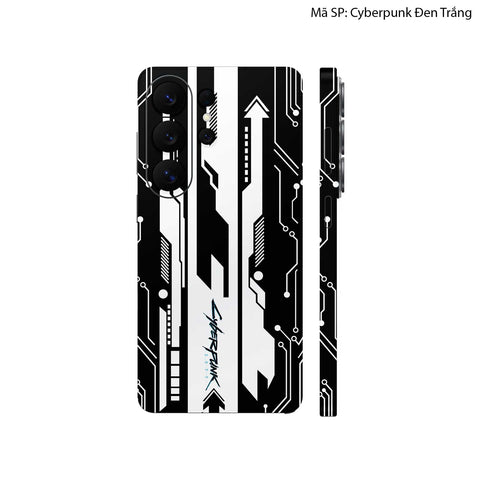 Dán Skin Galaxy S26 Series Hình Cyberpunk Đen Trắng 02