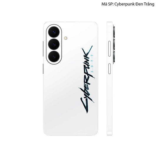 Dán Skin Galaxy S26 Series Hình Cyberpunk Đen Trắng 04
