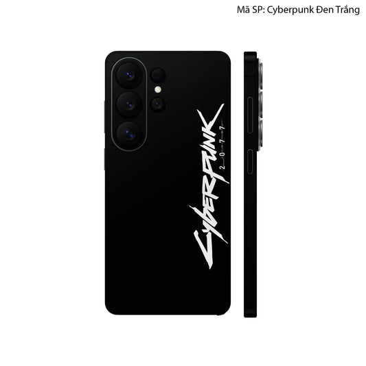 Dán Skin Galaxy S26 Series Hình Cyberpunk Đen Trắng 05