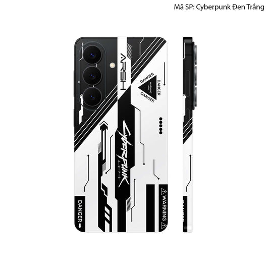 Dán Skin Galaxy S26 Series Hình Cyberpunk Đen Trắng 06