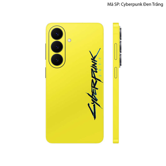 Dán Skin Galaxy S26 Series Hình Cyberpunk Đen Vàng 05