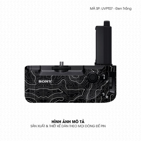 Dán Skin Đế Pin Vân Nổi Vân Map Đen | UVPT07