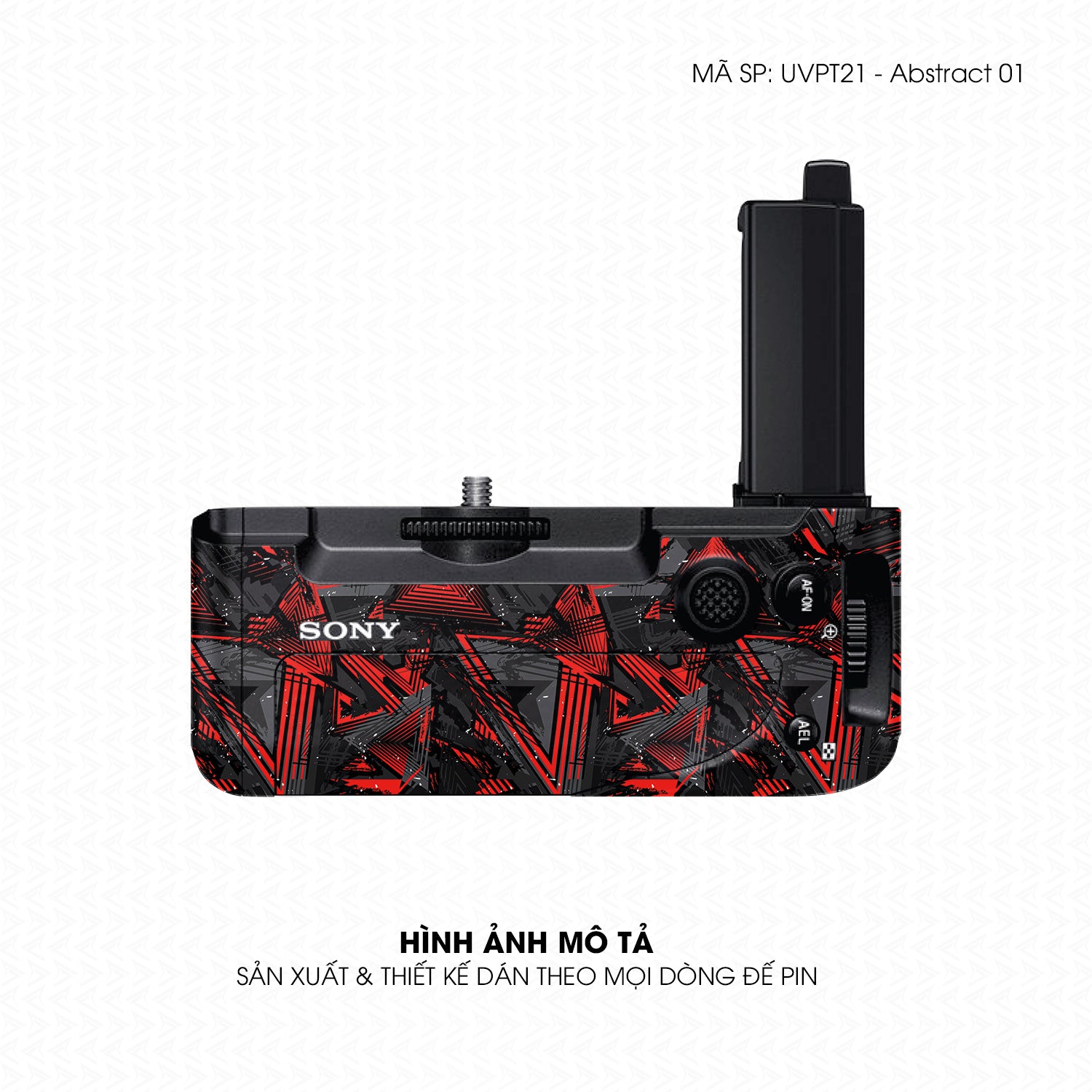 Dán Skin Đế Pin Vân Nổi Abstract 01 | UVPT21