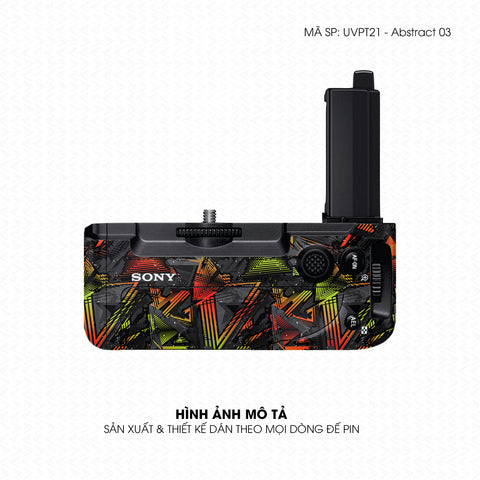 Dán Skin Đế Pin Vân Nổi Abstract 03 | UVPT21