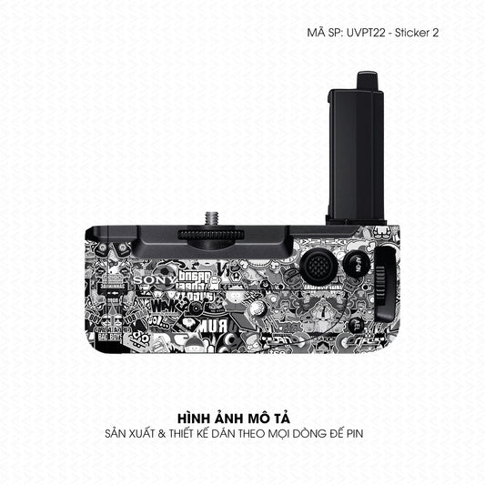 Dán Skin Đế Pin Vân Nổi Sticker 1 | UVPT22