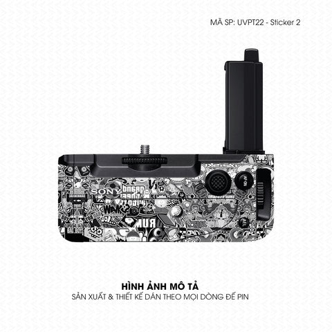 Dán Skin Đế Pin Vân Nổi Sticker 1 | UVPT22
