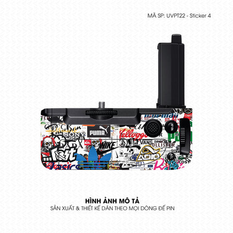 Dán Skin Đế Pin Vân Nổi Sticker 4 | UVPT22