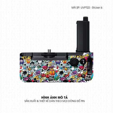 Dán Skin Đế Pin Vân Nổi Sticker 6 | UVPT22