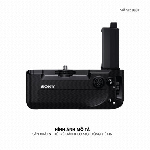 Dán Skin Đế Pin Vân Nổi Pattern Black BL01 | UVPT28