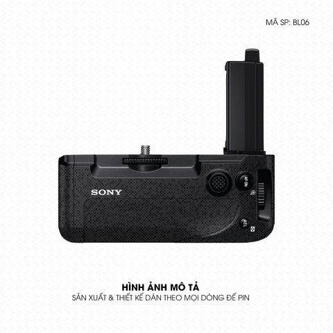 Dán Skin Đế Pin Vân Nổi Pattern Black BL06 | UVPT28