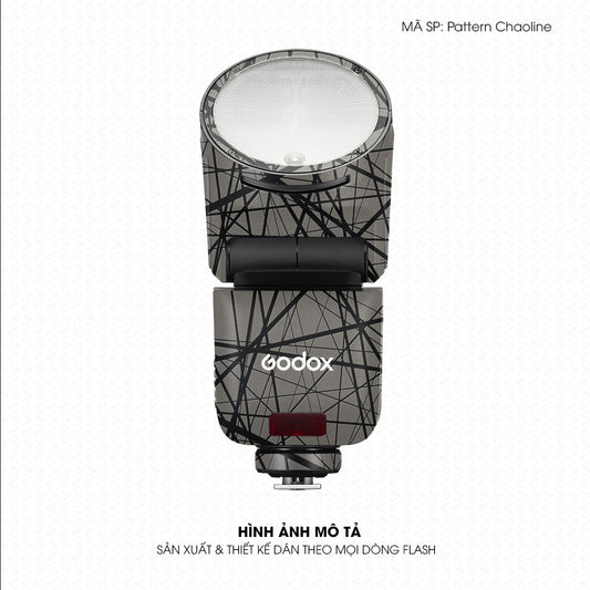 Dán Skin Đèn Flash Vân Nổi Pattern Chaoline Titan | UVPT36