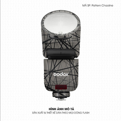 Dán Skin Đèn Flash Vân Nổi Pattern Chaoline Titan | UVPT36