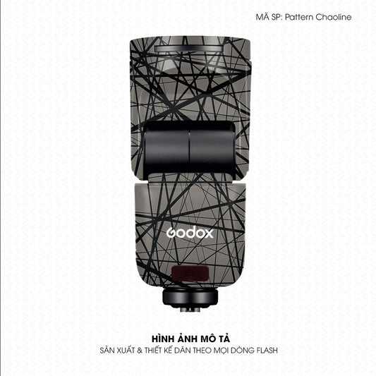 Dán Skin Đèn Flash Vân Nổi Pattern Chaoline Titan | UVPT36