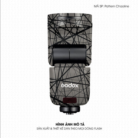 Dán Skin Đèn Flash Vân Nổi Pattern Chaoline Titan | UVPT36