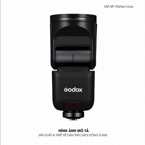 Dán Skin Đèn Flash Vân Nổi Pattern Line 03 | UVPT40
