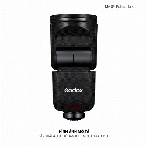 Dán Skin Đèn Flash Vân Nổi Pattern Line 04 | UVPT40