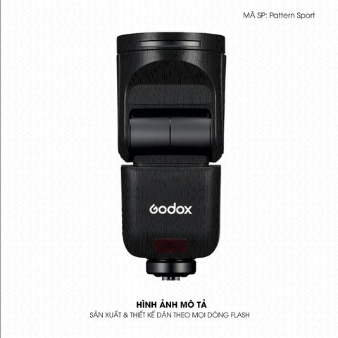 Dán Skin Đèn Flash Vân Nổi Pattern Sport 02 | UVPT43