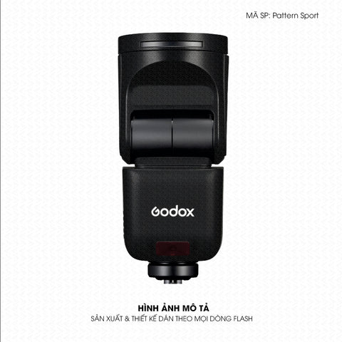Dán Skin Đèn Flash Vân Nổi Pattern Sport 05 | UVPT43