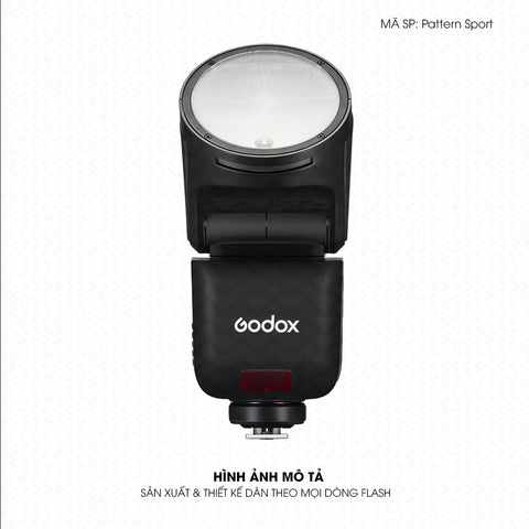 Dán Skin Đèn Flash Vân Nổi Pattern Sport 07 | UVPT43