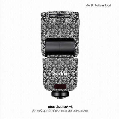 Dán Skin Đèn Flash Vân Nổi Pattern Sport 08 | UVPT43