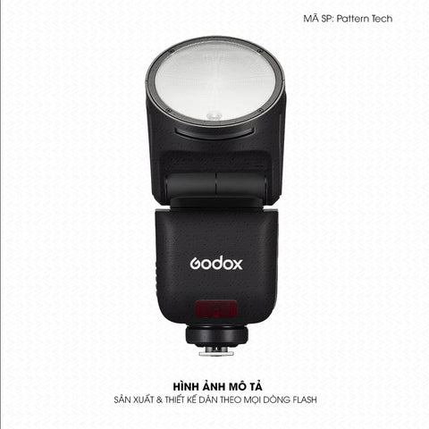 Dán Skin Đèn Flash Vân Nổi Pattern Tech 01 | UVPT44