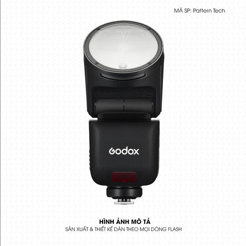 Dán Skin Đèn Flash Vân Nổi Pattern Tech 04 | UVPT44