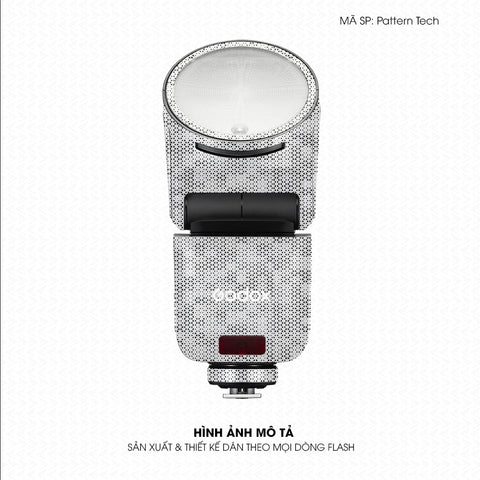 Dán Skin Đèn Flash Vân Nổi Pattern Tech 04 | UVPT44