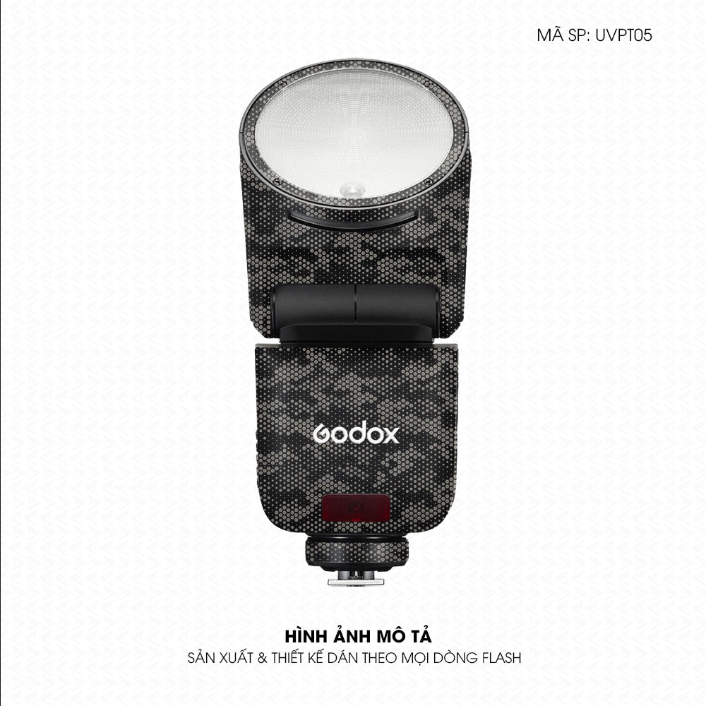 Dán Skin Đèn Flash Vân Nổi Mamba Titan | UVPT05
