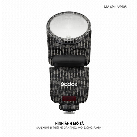 Dán Skin Đèn Flash Vân Nổi Mamba Titan | UVPT05